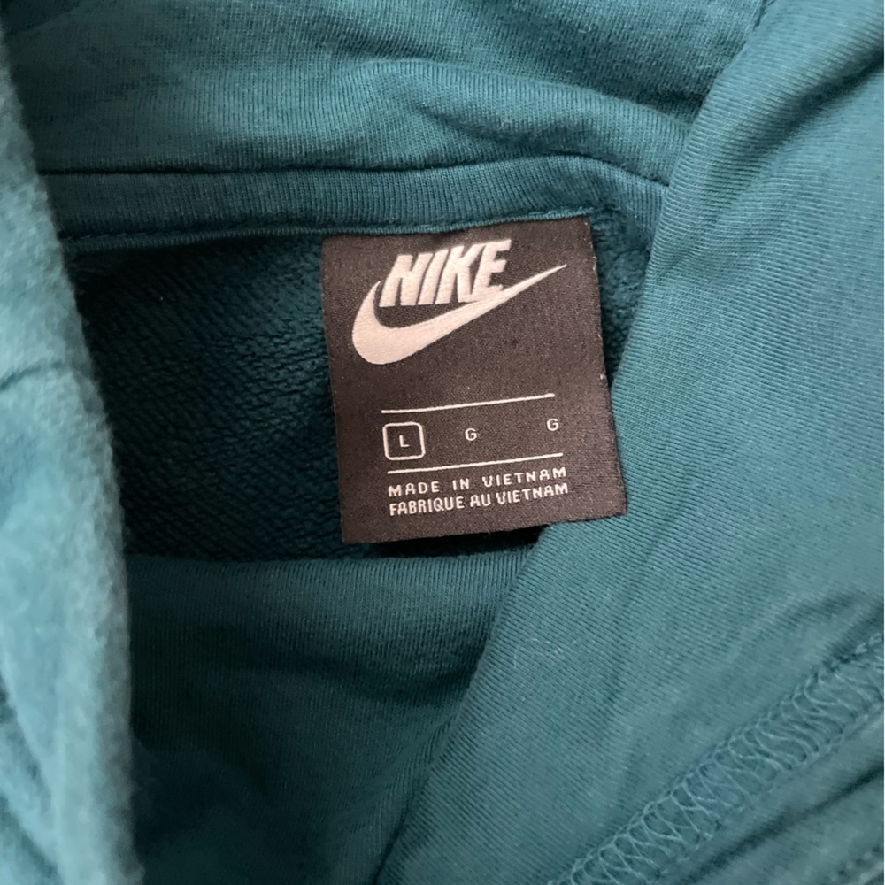 Nike Dark Teal Hooded Sweatshirt - Picture 3 of 7